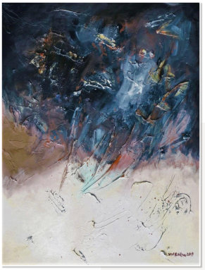 Vivien Lee. Yao-Noi-Series-1. Acrylic on canvas paper.