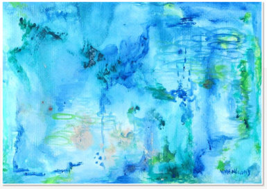 Vivien Lee. Yao-Noi-Series-6. Acrylic on canvas paper.