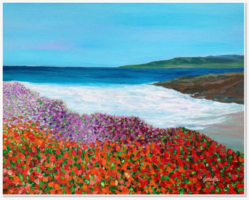 Janivfer Lim. Alpha & Omega. Acrylic on canvas.