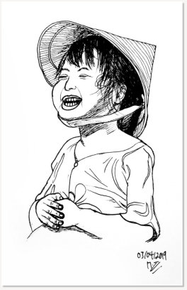 Tan Meng June. Exhilaration. Ink on paper.