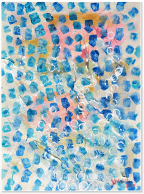 Vivien Lee. Yao-Noi-Series-4. Acrylic on canvas paper.