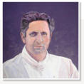 Marilyn Johnston. Chef Passedat. Acrylic on canvas.