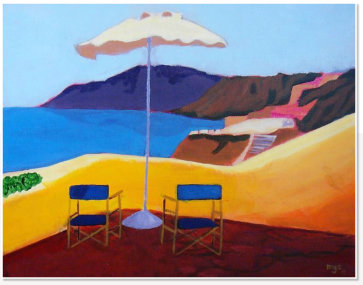 Marc Couloud. Farniente 2. Acrylic on canvas.