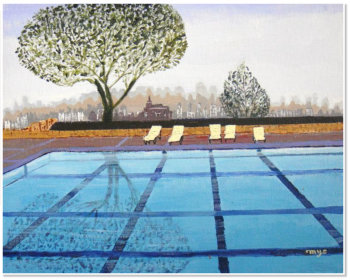 Marc Couland. Farniente I. Acrylic on canvas.