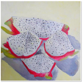 Lim Si Hui. Still Life. Acrylic on canvas.