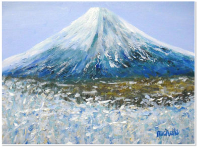 Michelle Kang. Winter. Acrylic on canvas.