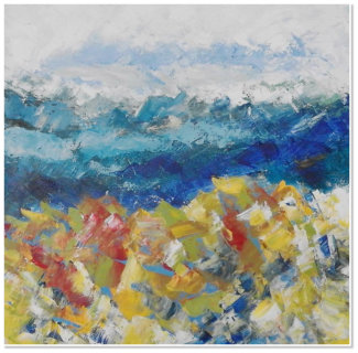 Monica Lee. Painting. Acrylic on canvas.