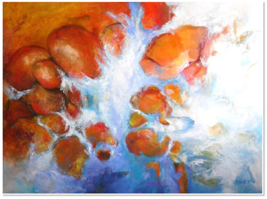 Gordana Elliott. The Power of Nature. Oil on canvas.