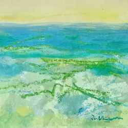 2025   9.3 x 9.3 cm   Mixed media on paper