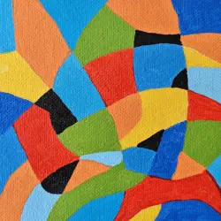 2026  11 x 10 cm   Acrylic on canvas
