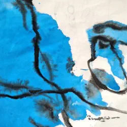2026   6.5 x 6.5 inches   Acrylic on rice-paper