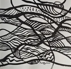 2026   7 x 6.75 inches   Ink on paper