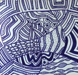 2026   7 x 6.75 inches   Ink on paper