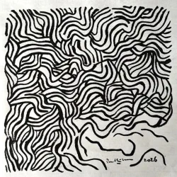 2026   6.5 x 6.5 inches   Ink on rice-paper