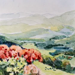 2026  3 x 3 inches   Watercolour on paper