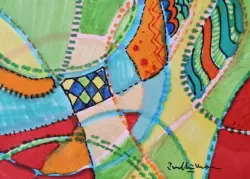 2026   3.5 x 2.5 inches   Mixed media on paper