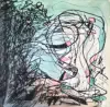 2026   7 x 6.75 inches   Mixed media on paper