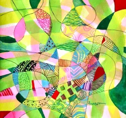 2026    7 x 6.75 inches   Mixed media on paper