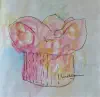 2026   7 x 6.75 inches   Mixed media on paper