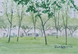 2025   6.7 x 4.7 cm   Watercolour on paper