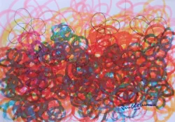 2025   Mixed media on paper