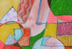 2025   6 x 4 inches   Mixed media on paper