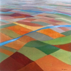 Golden Land 2016   Acrylic on canvas   101.5 x 101.5 cm   POR
