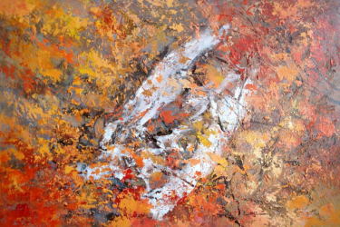 Autumn Joy   2016   Acrylic on canvas   76 x 51 cm   POR