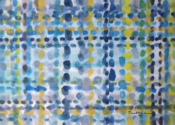 Dots 3   2013   Poster colour on paper   29 x 20 cm   POR