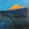 Golden Peak 16   2016   Acrylic on canvas   30 x 30 cm   POR