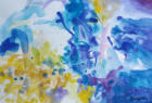 Joy in Garden 1    2014   Watercolour on paper   29.5 x 20.5 cm   POR