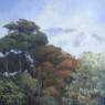Mystical Mt Kinabalu   2012   Acrylic on canvas panel   30 x 30 cm   POR