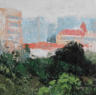 View From My Window   2016   Acrylic on canvas panel   30  x 30 cm   POR